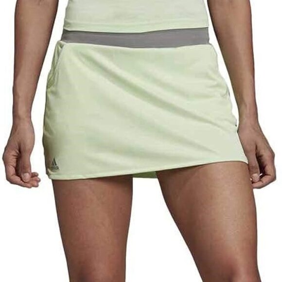 ADIDAS Women's Tennis Club Skirt NWT Glow Green Size L - Picture 5 of 14